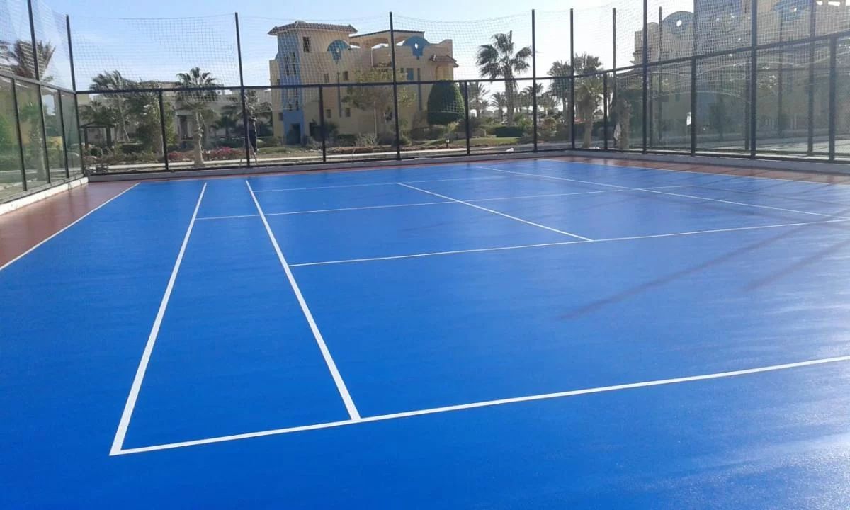 - Tennis Court Flooring in Egypt: The ACRYLIC System Delivers Professional Performance and Exceptional Durability
