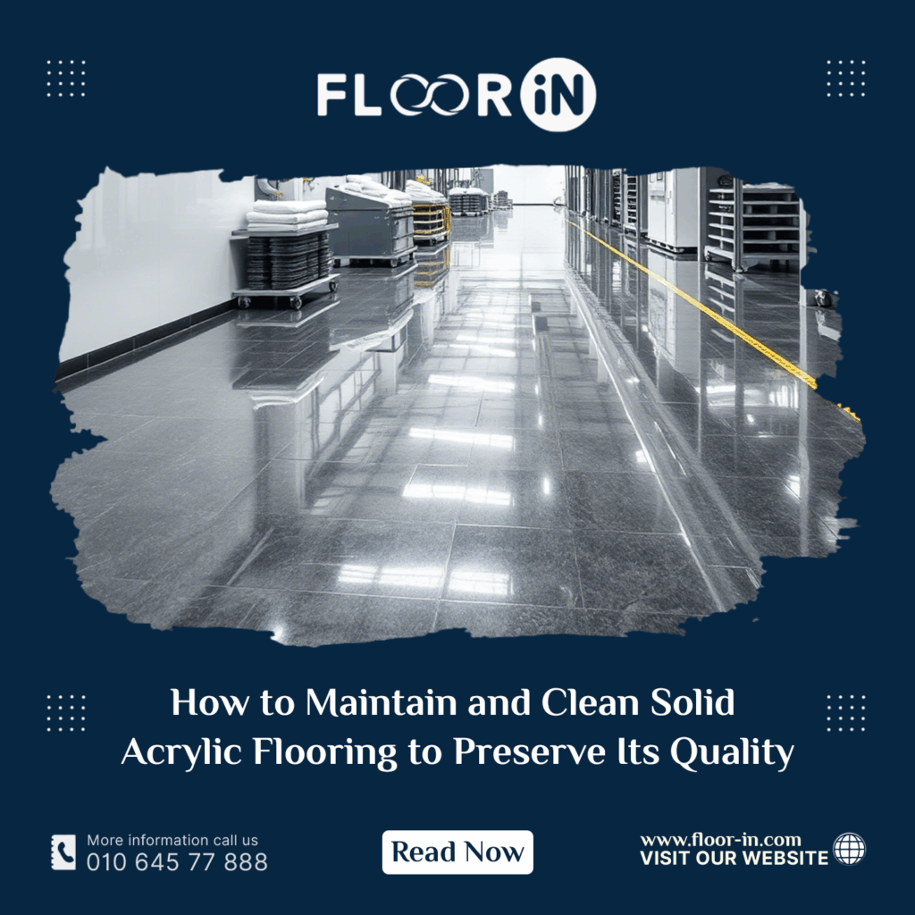 How to Maintain and Clean Solid Acrylic Flooring to Preserve Its Quality - FLOOR IN - Industrial Epoxy Company