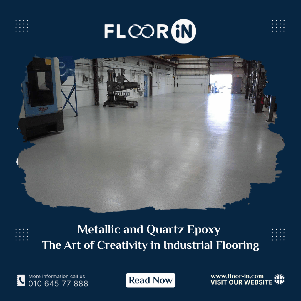 Metallic and Quartz Epoxy The Art of Creativity in Industrial Flooring - FLOOR IN - Industrial Epoxy Company